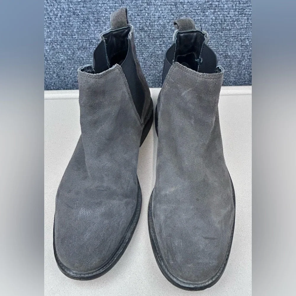 ALLSAINTS Mens Chelsea Boot Gray Men's 42 US 9